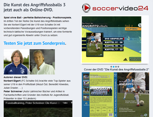 Fussball Training - DVD Angriffsfussball 3 Fussball Training - DVD Angriffsfussball 3